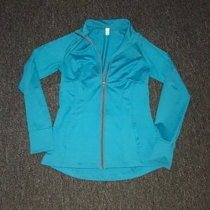 Teal Under Armour full zip jacket